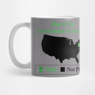 Map of the United States of America Mug